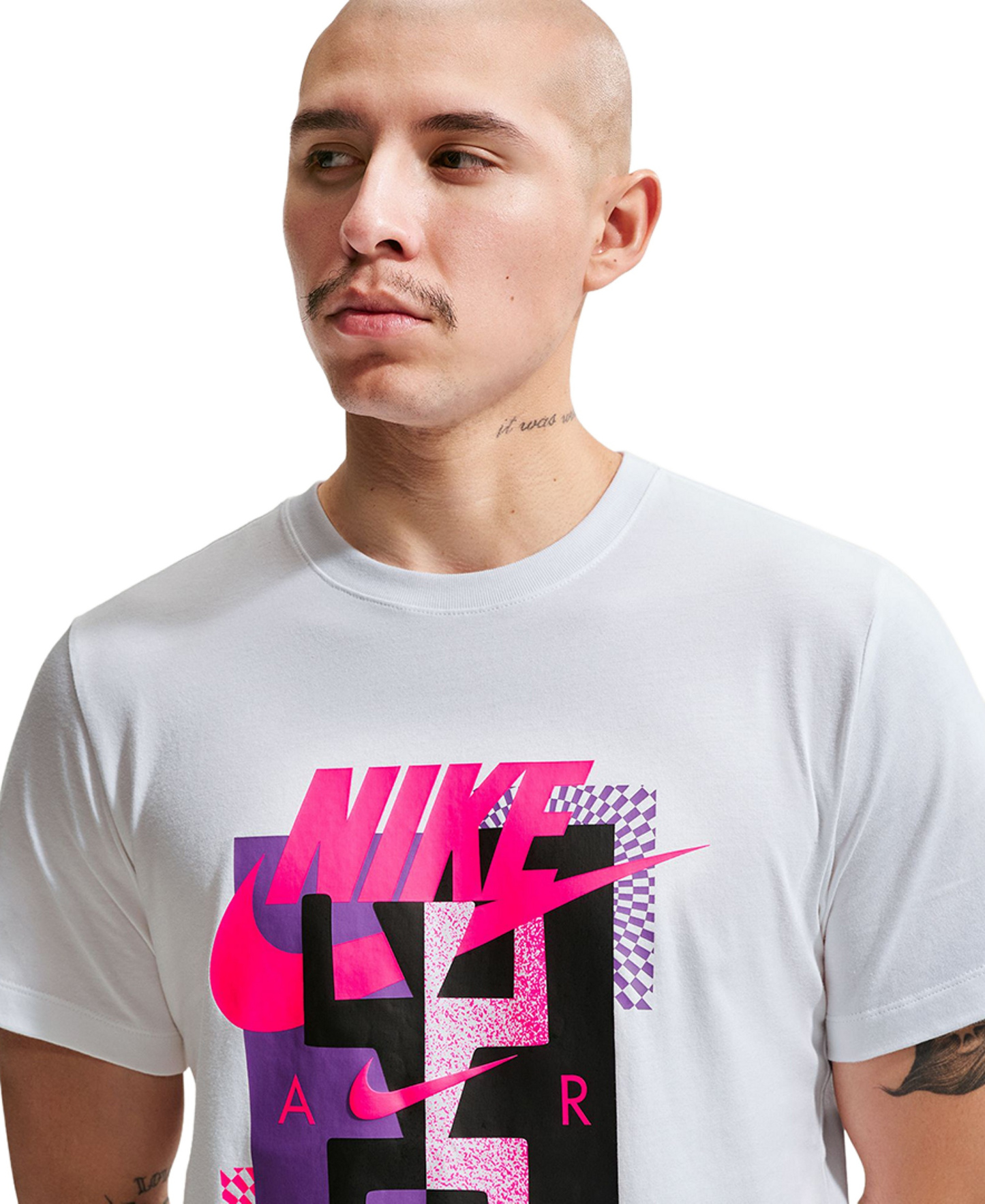 Nike Men's Futura Festival Graphic Cotton T-Shirt - White