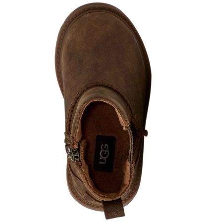 UGG® Toddler Kids Perry Weather Chelsea Zipper Booties - Walnut