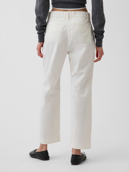 Mid Rise Khakis - New off white