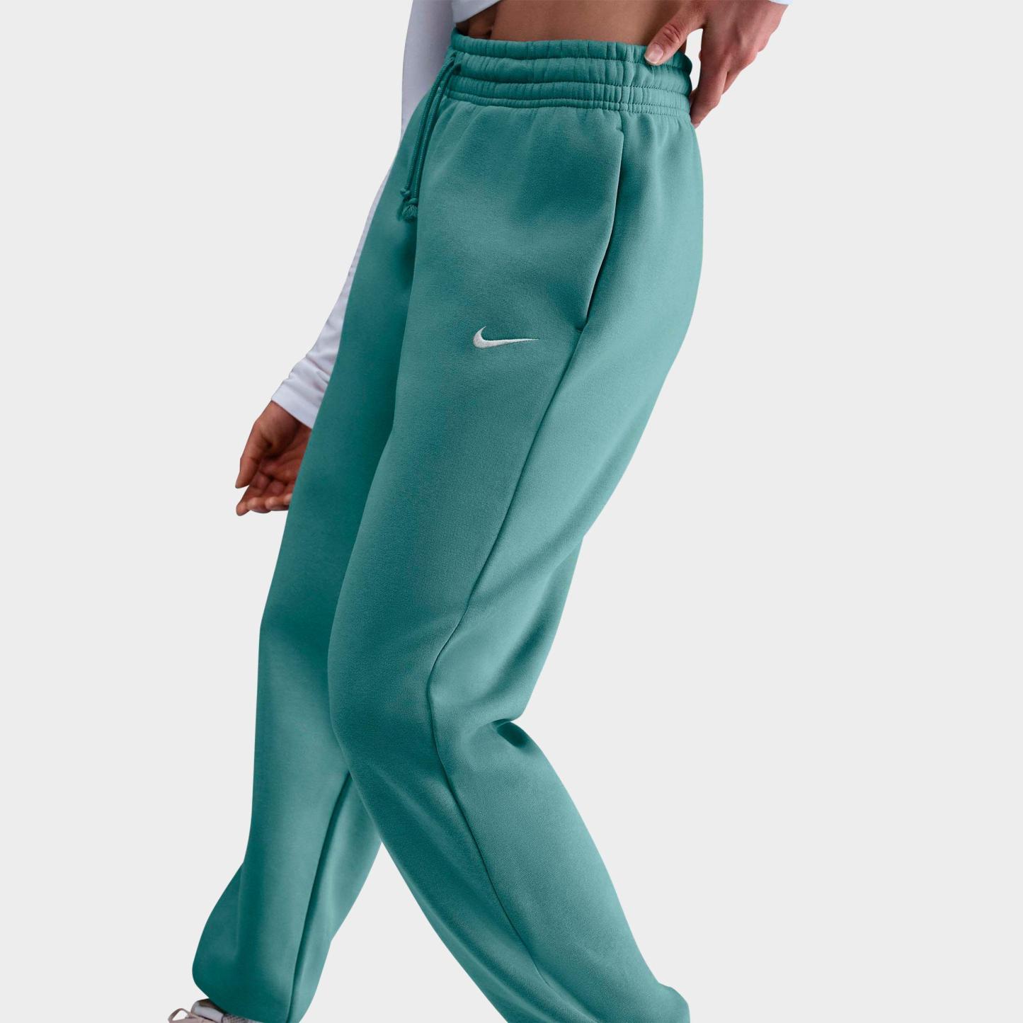 Women's Nithtke Sportswear Phoenix Fleece Oversized High-Waisted Jogger Pants - Cannon/Sail