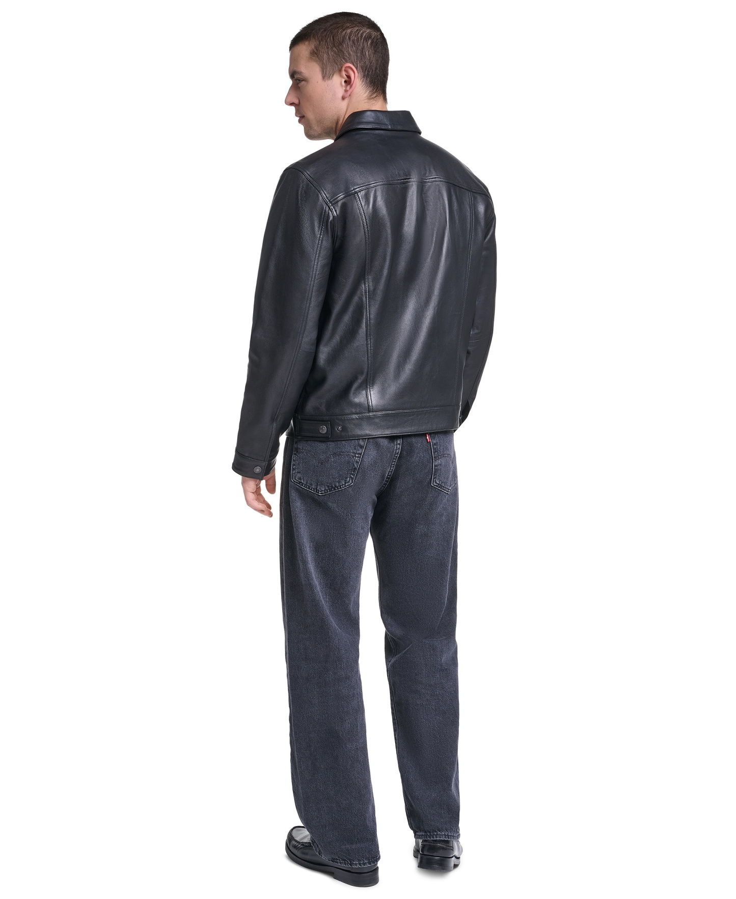Levi's Men's Promo Laydown Collar Trucker Jacket - Black