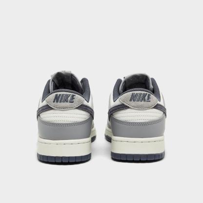 Nithtke Dunk Low Retro Premium SE Corduroy Casual Shoes (Men's Sizing) - White/Light Carbon/Platinum Tint - Back view