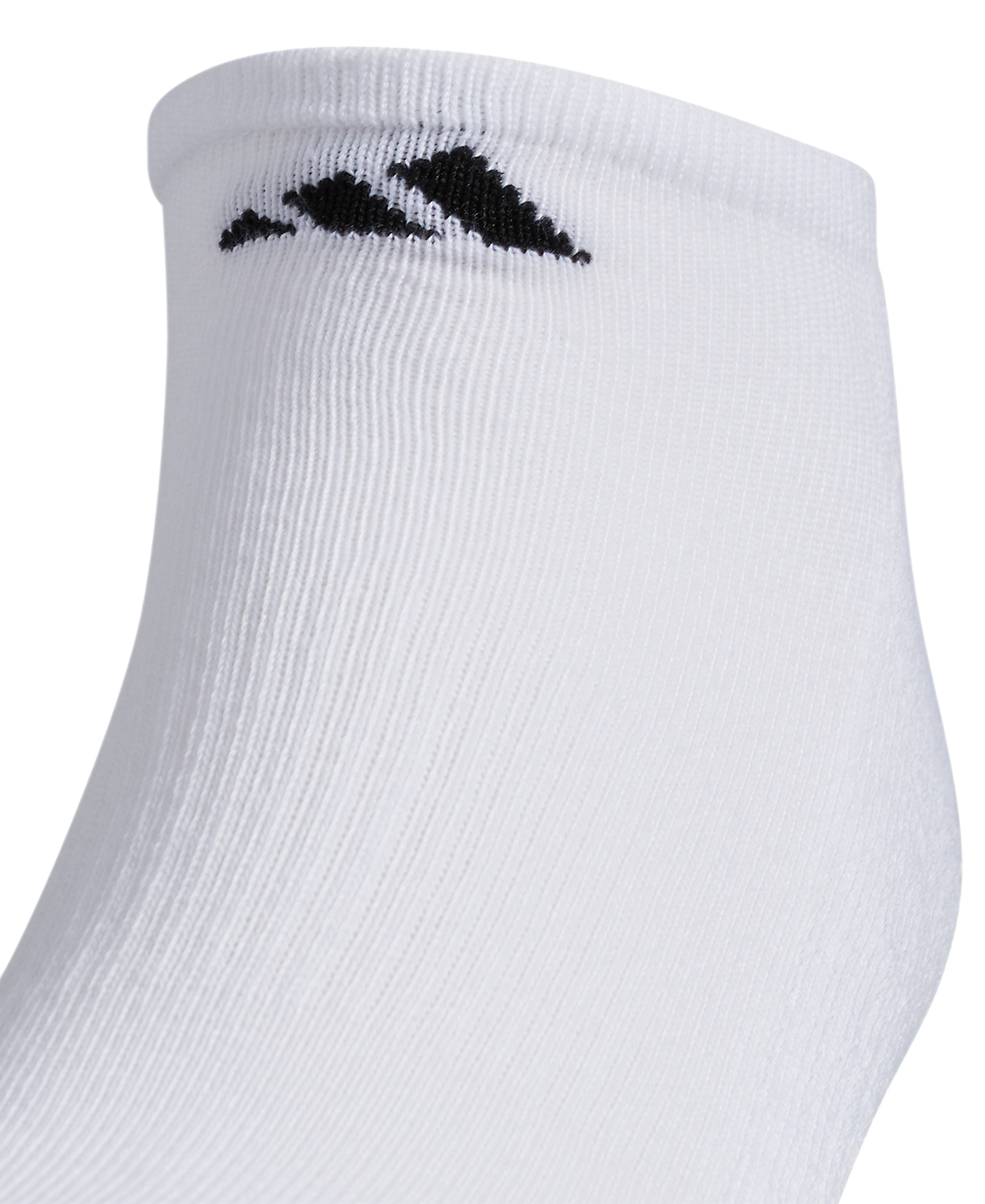 adidas Men's Cushioned Athletic 6-Pack No Show Socks - White