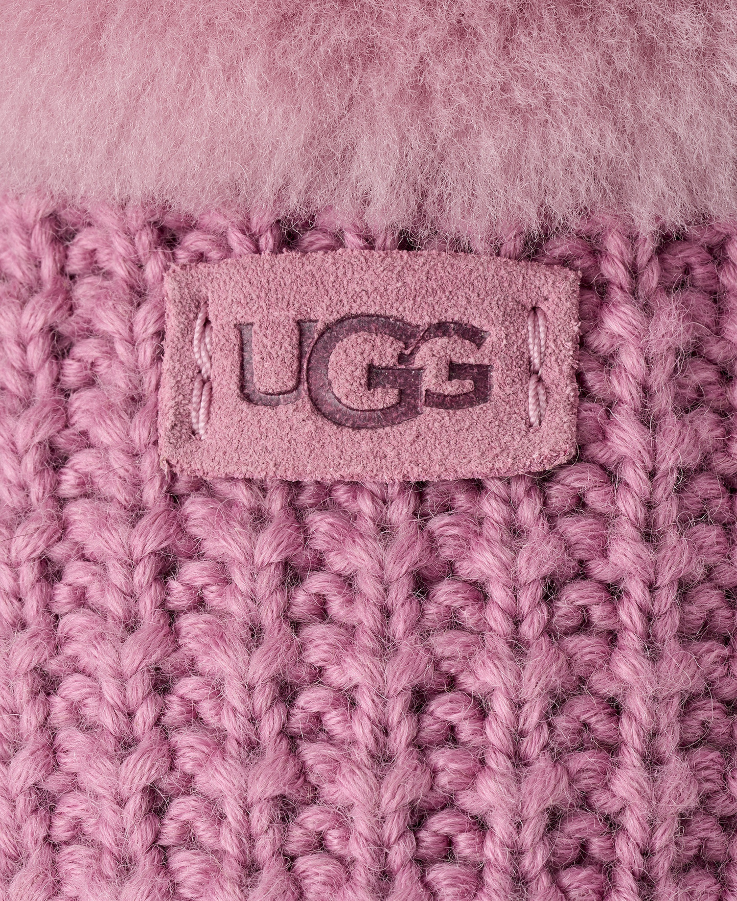 UGG® Women's Cozy Faux-Shearling Round Toe Slippers - Dusty Orchid