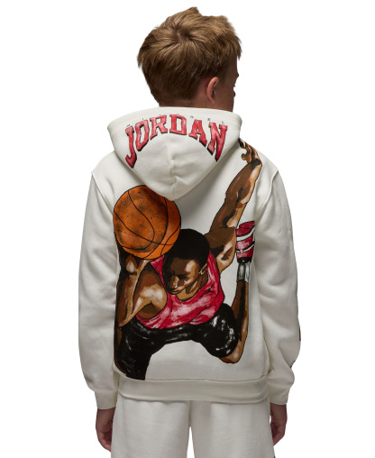 Jordan Boys' 8-20 Long-Sleeve Graphic Hoodie - Sail