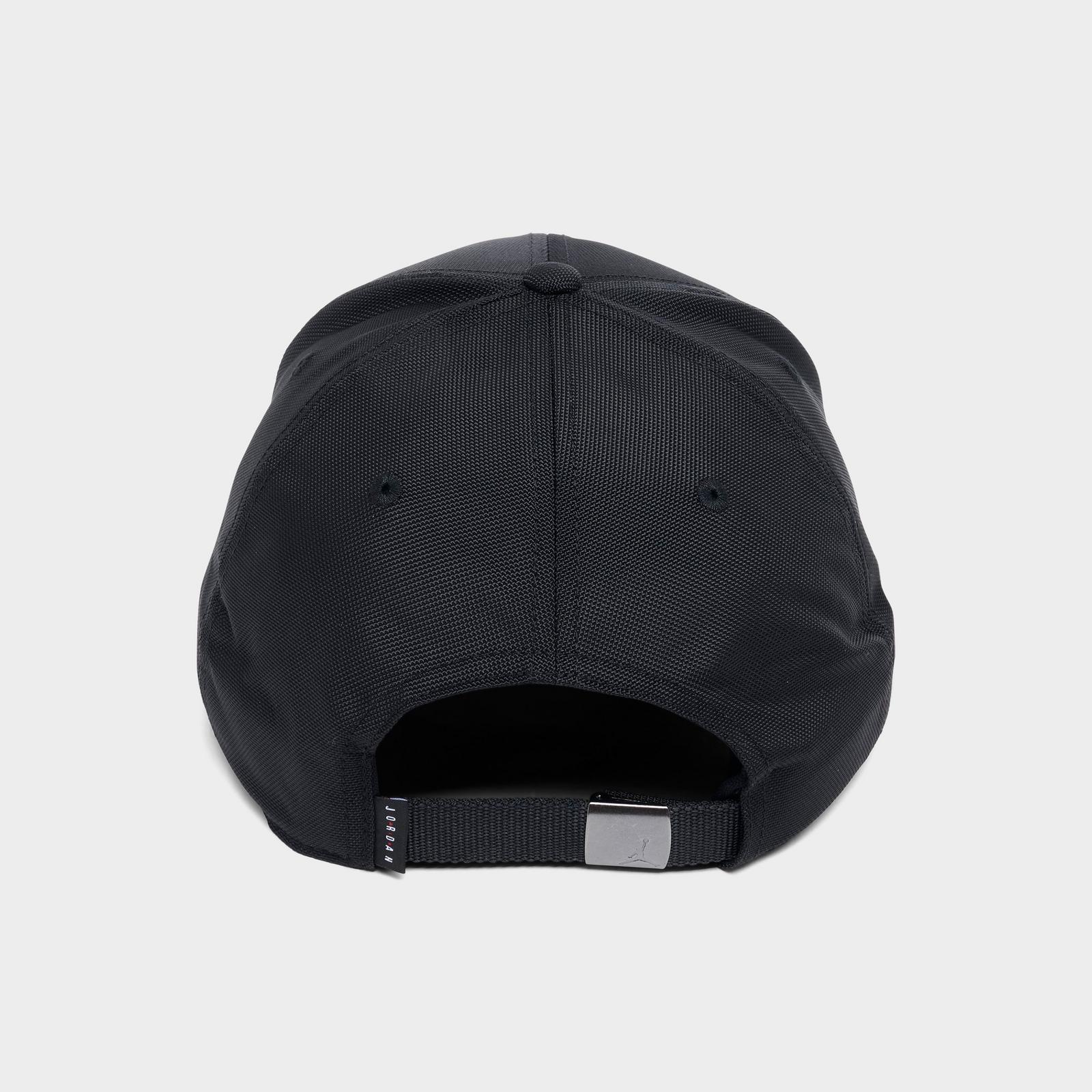 Jordan Rise Structured Metal Jumpman Strapback Hat - Black/Gunmetal - view 5