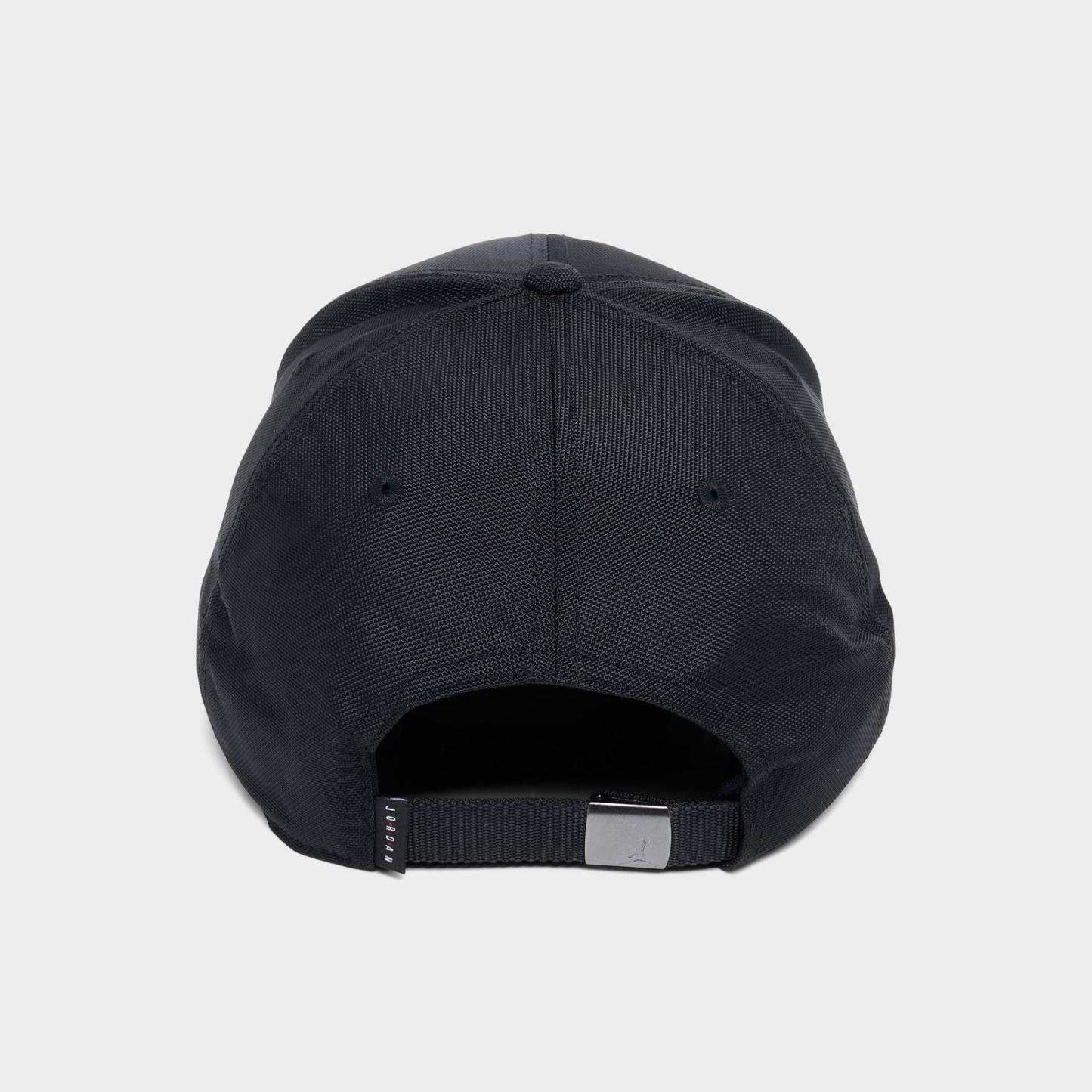 Jordan Rise Structured Metal Jumpman Strapback Hat - Black/Gunmetal - view 5