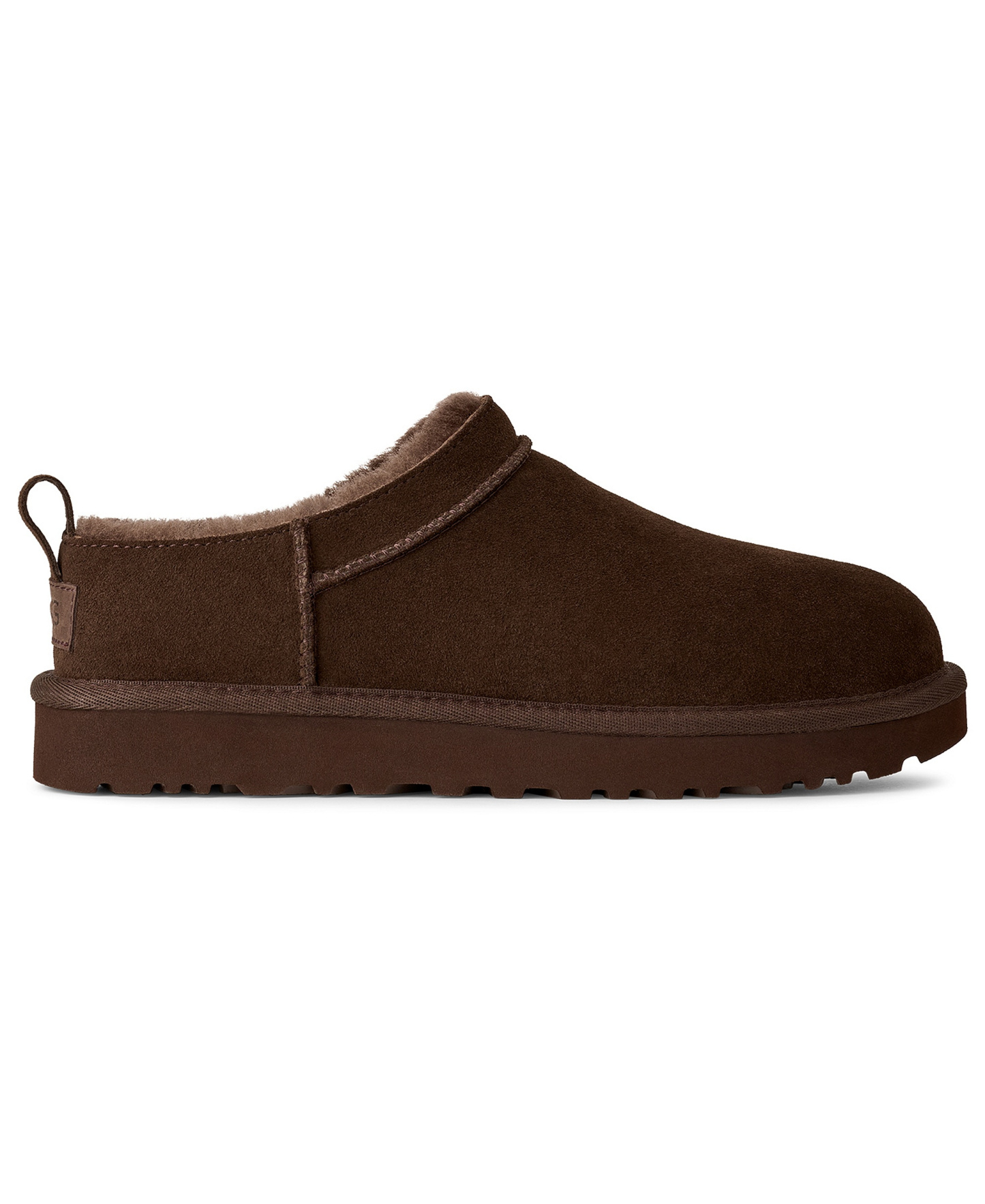 UGG® Women's Classic Micro Pull Tab Round Toe Booties - Dusted Cocoa