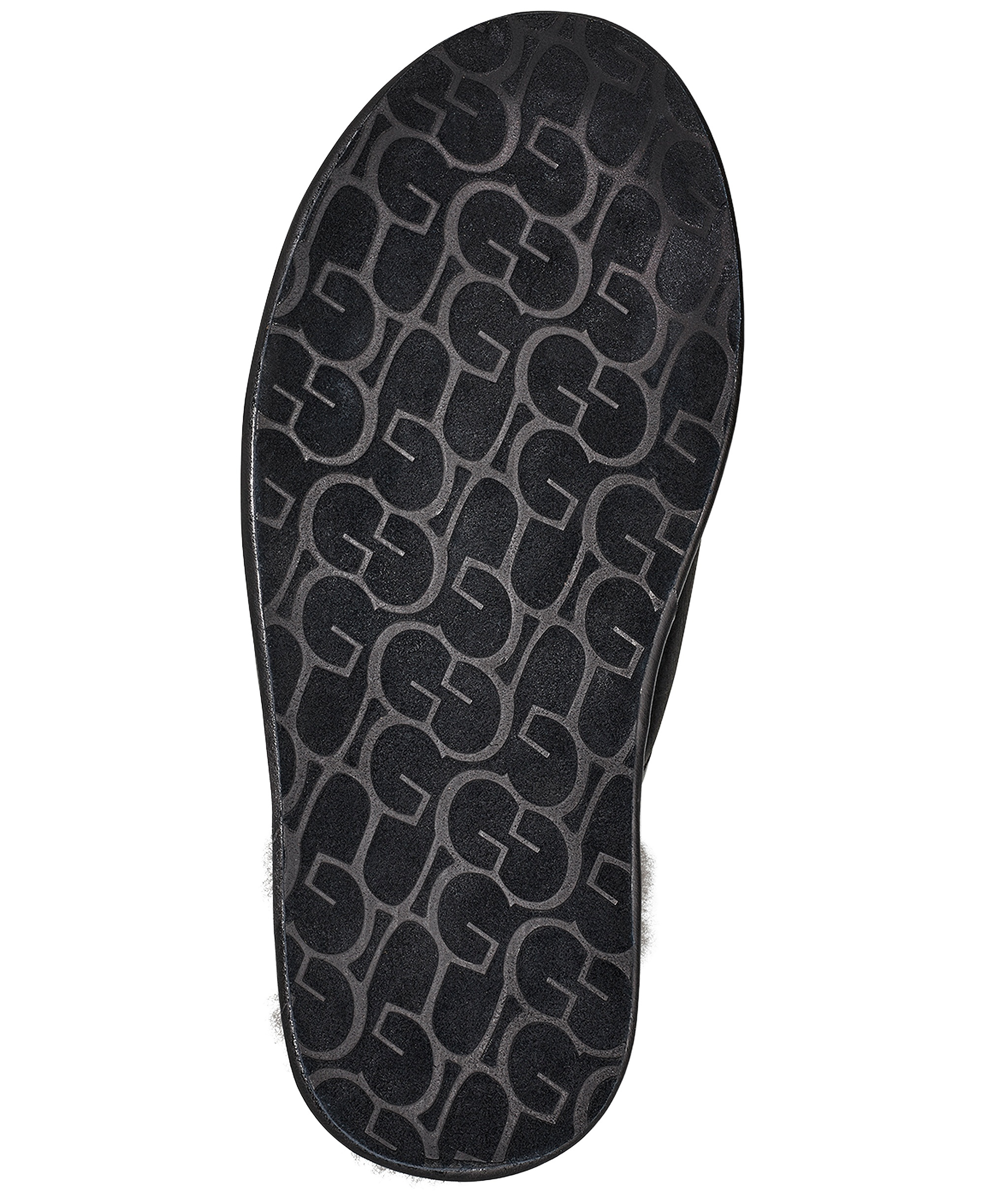 UGG® Men's Scuff Leather Slippers - Black