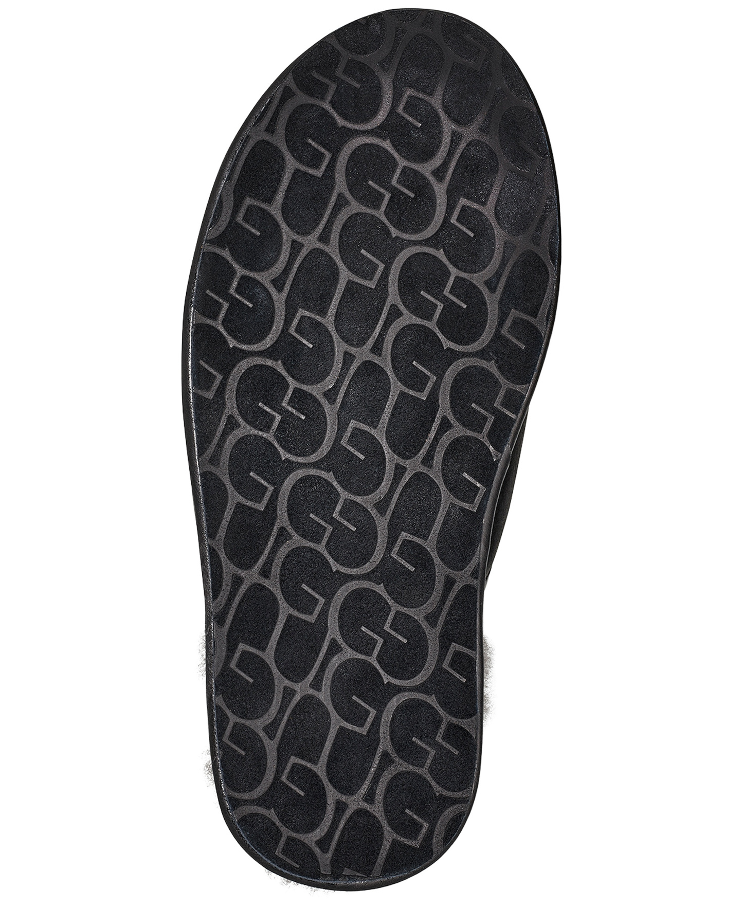 UGG® Men's Scuff Leather Slippers - Black