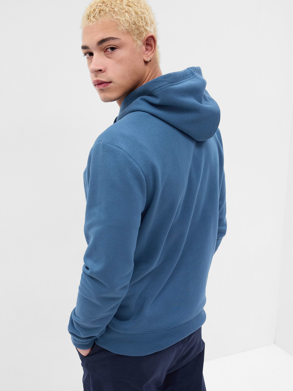Adult VintageSoft Arch Logo Hoodie - tranquil blue