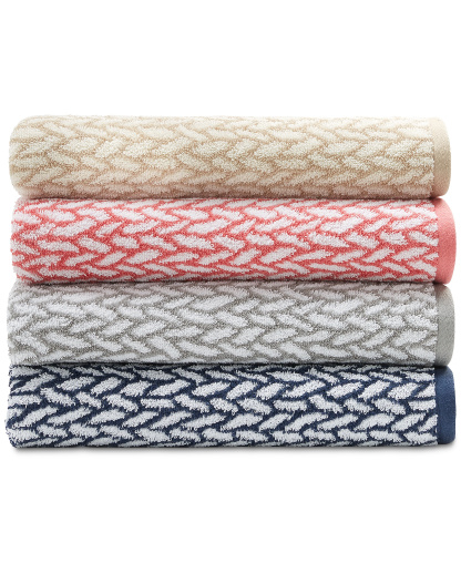 Lauren Ralph Lauren Sanders Solid Antimicrobial Cotton Bath Towel, 30" x 56" - Rose Red