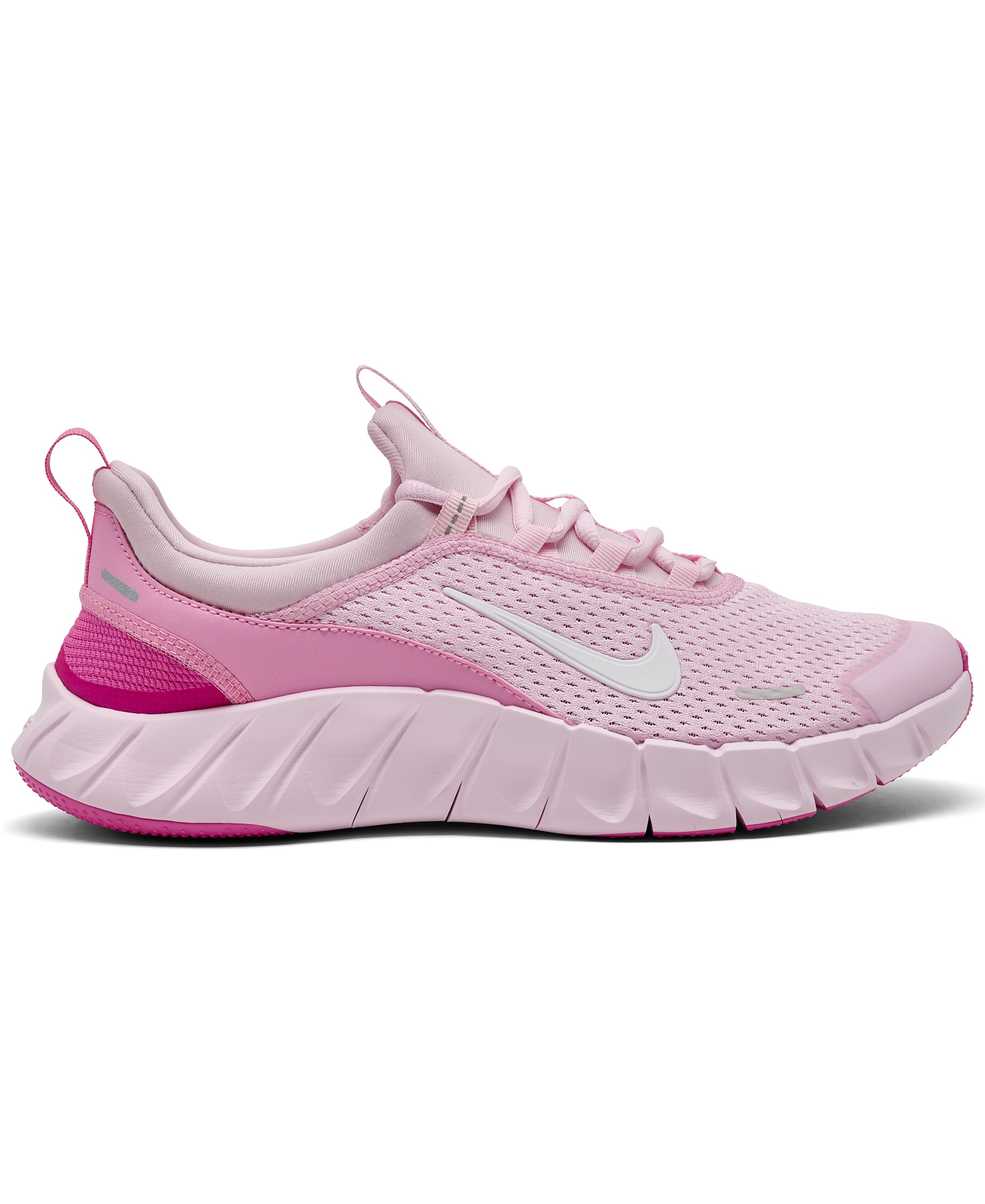 Nike Big Kids Free Ride Running Sneakers from Finish Line - Pink Rise, Playful Pink