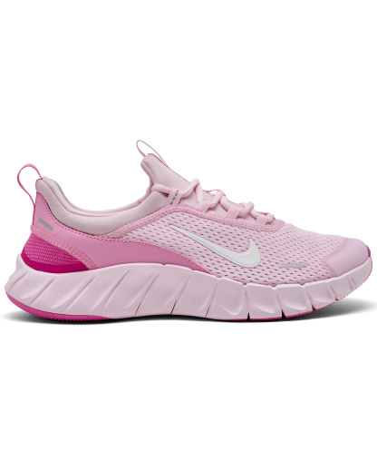 Nike Big Kids Free Ride Running Sneakers from Finish Line - Pink Rise, Playful Pink