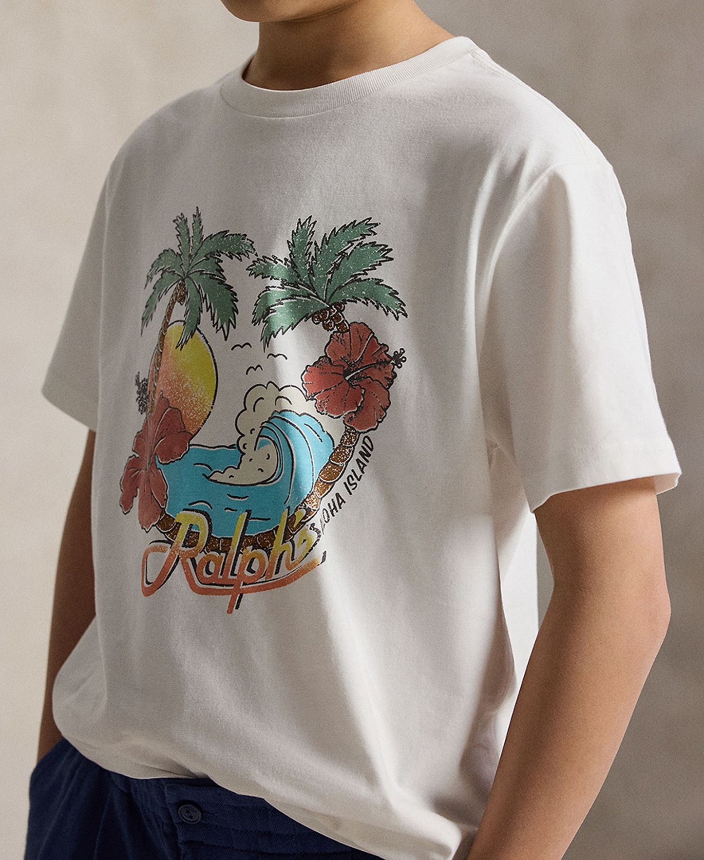 Polo Ralph Lauren Boys' 8-20 Short-Sleeve Jersey Graphic T-Shirt - White