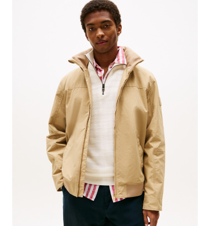Tommy Hilfiger Men's Regatta Water Resistant Jacket - Desert