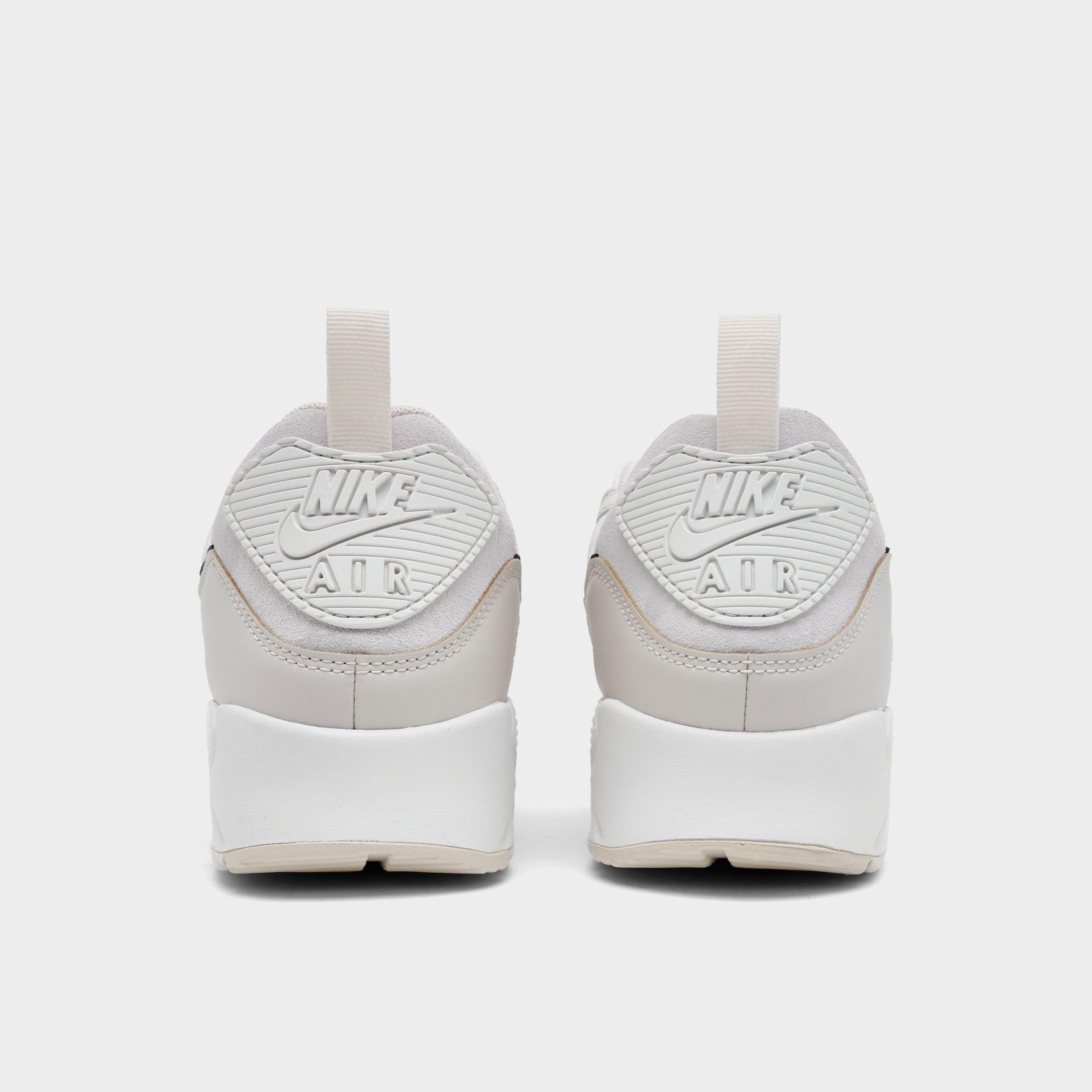 Men's Nithtke Air Max 90 Casual Shoes - Part 3 - White/Light Orewood Brown/Phantom/Black - Back view