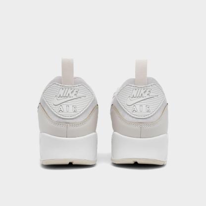 Men's Nithtke Air Max 90 Casual Shoes - Part 3 - White/Light Orewood Brown/Phantom/Black - Back view