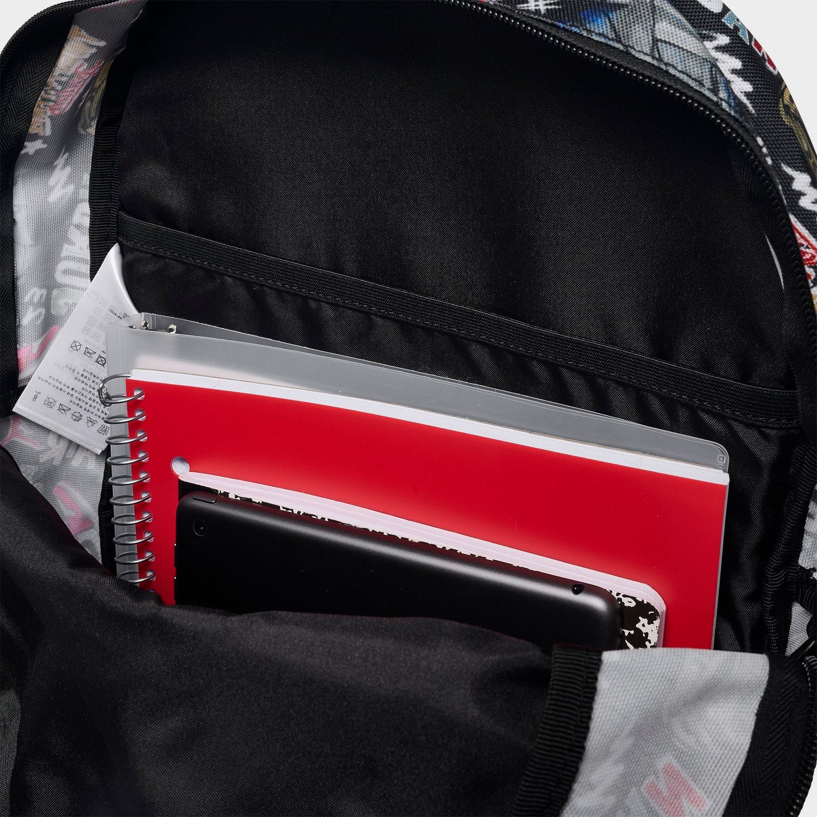 Kids' Jordan Air Raid Backpack - Black/Multicolor - view 6
