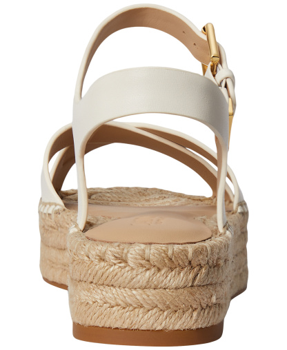 Lauren Ralph Lauren Women's Emeryn Espadrilles Sandals - Soft White