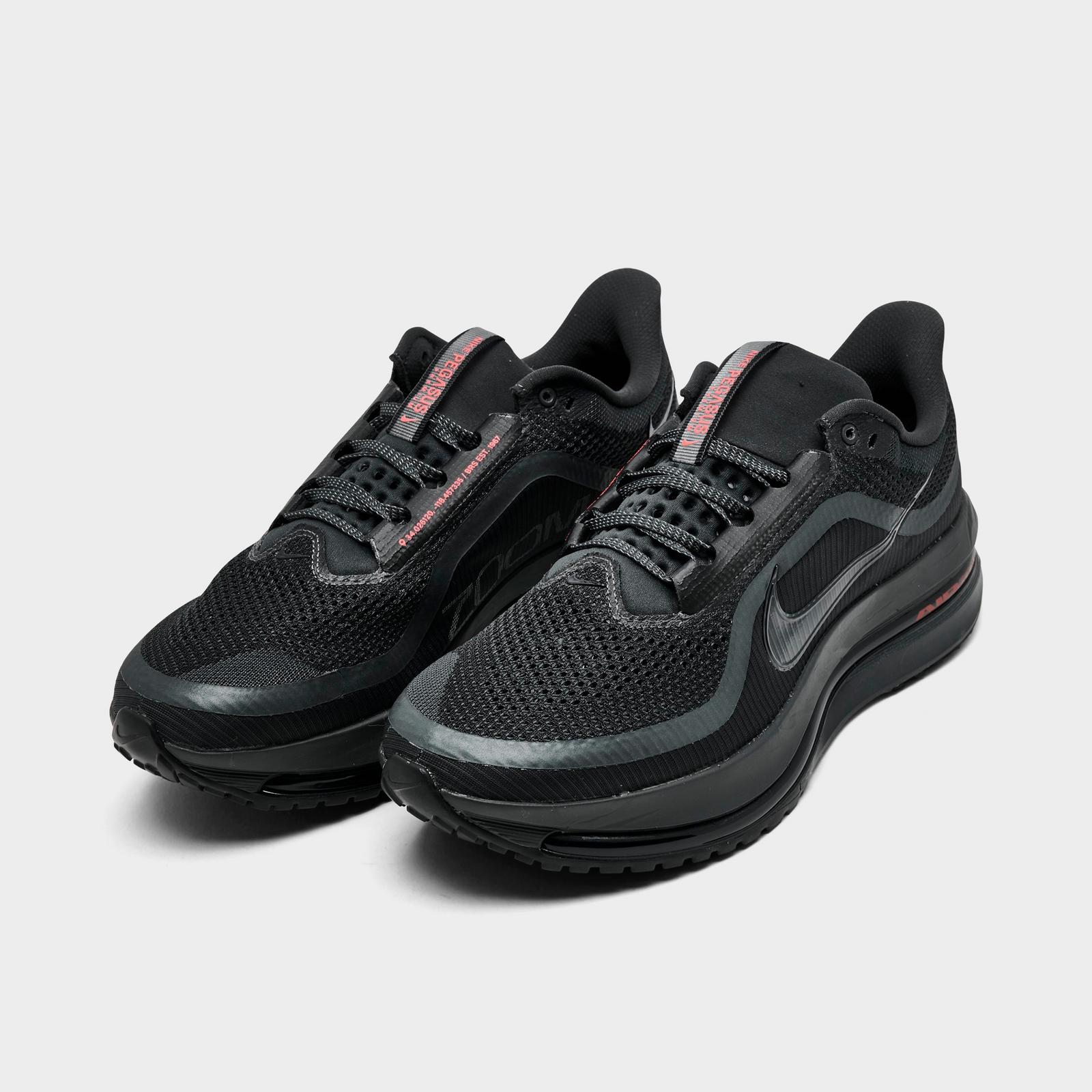 Men's Nike Pegasus Premium Running Shoes - Anthracite/Black/Bright Crimson/Smoke Grey