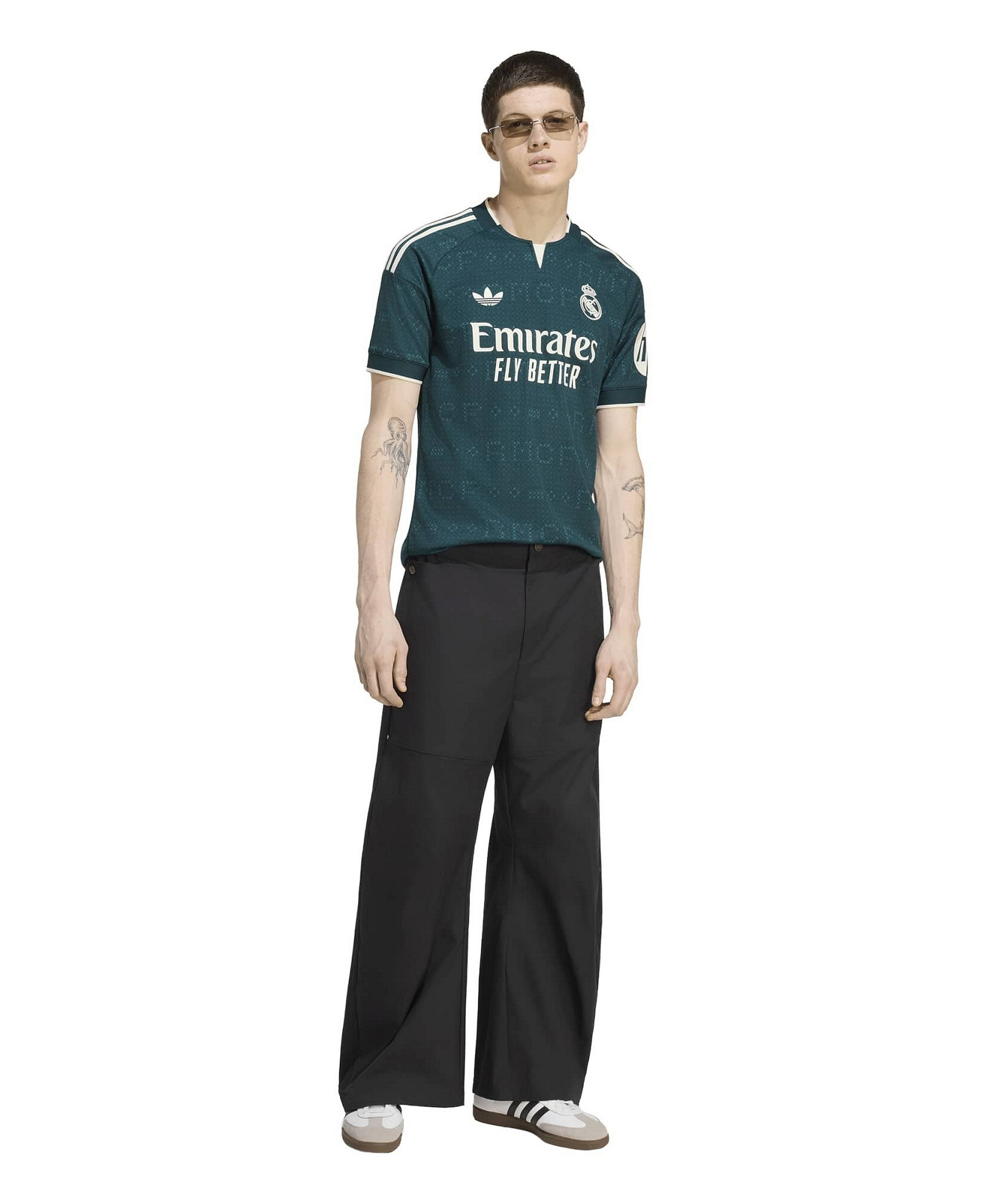 adidas Men's Green Real Madrid 2026/27 Away Replica Jersey - Green