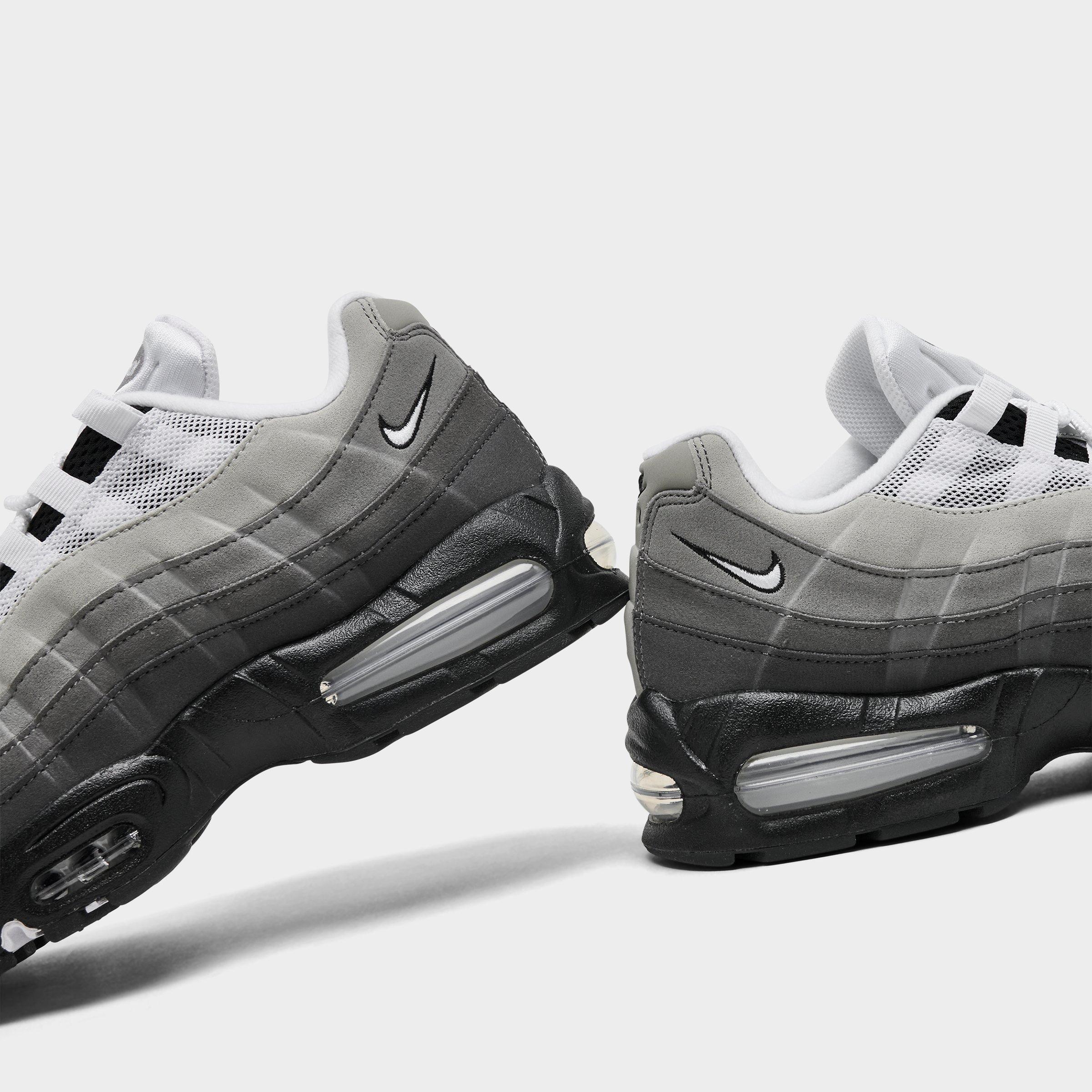 Men's Nithtke Air Max 95 Big Bubble Scorpion Casual Shoes - Part 3 - Black/White/Medium Ash/Dark Pewter/Dust/Granite - Detail shot