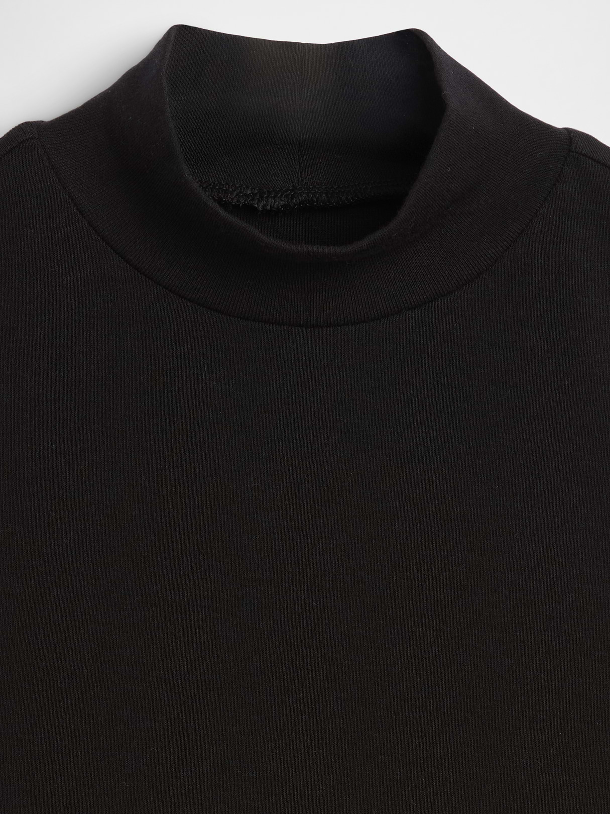 Modern Mockneck Tank Top - Black
