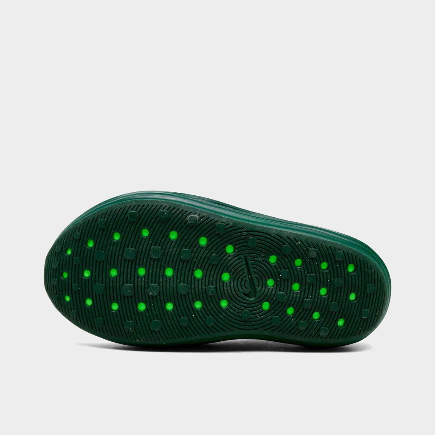Big Kids' Nithtke ReactX Rejuven8 Recovery Casual Shoes - Green Strike/Fir/Olive Aura - Bottom view