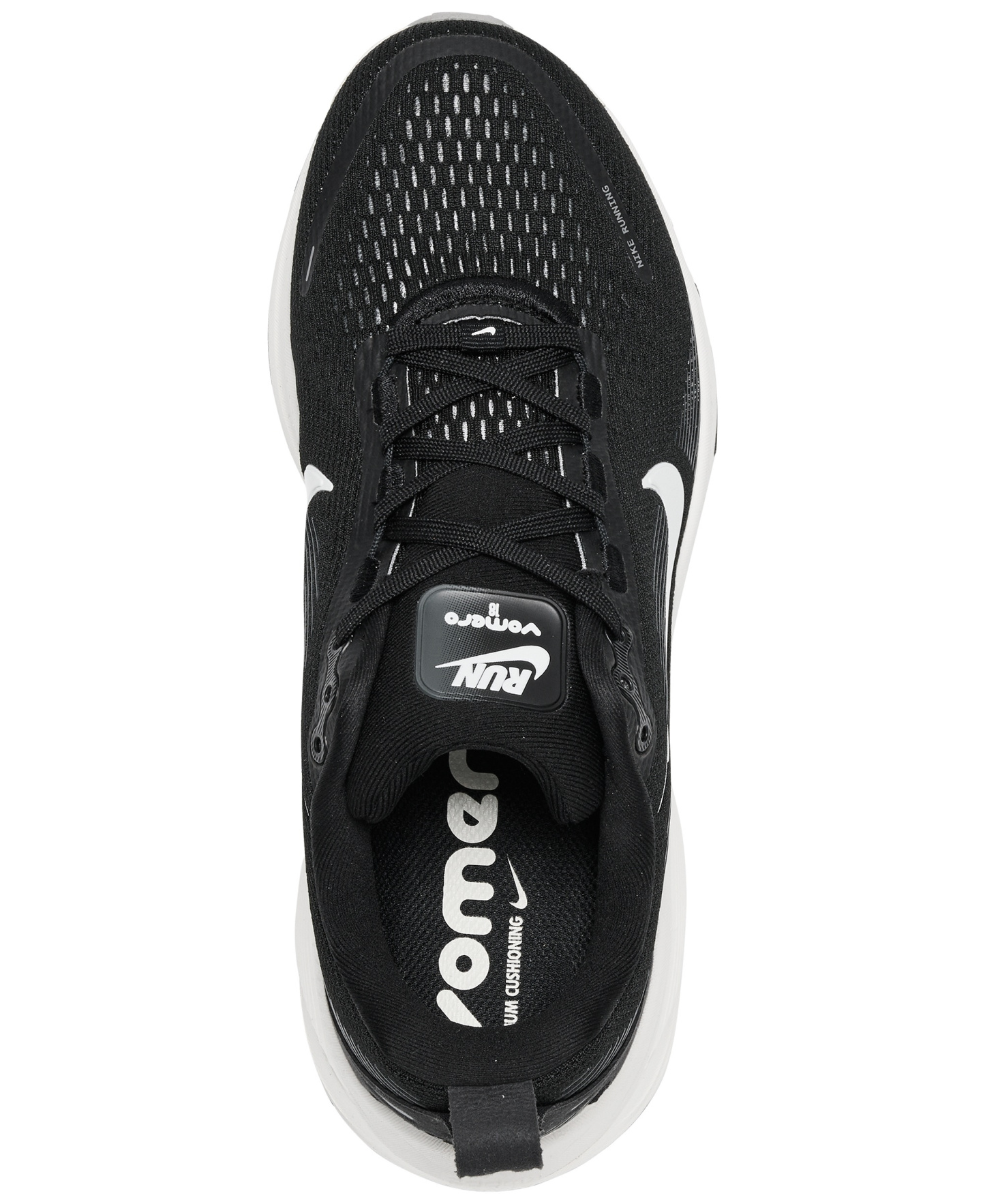 Nike Women's Vomero 18 Running Sneakers from Finish Line - White,Black