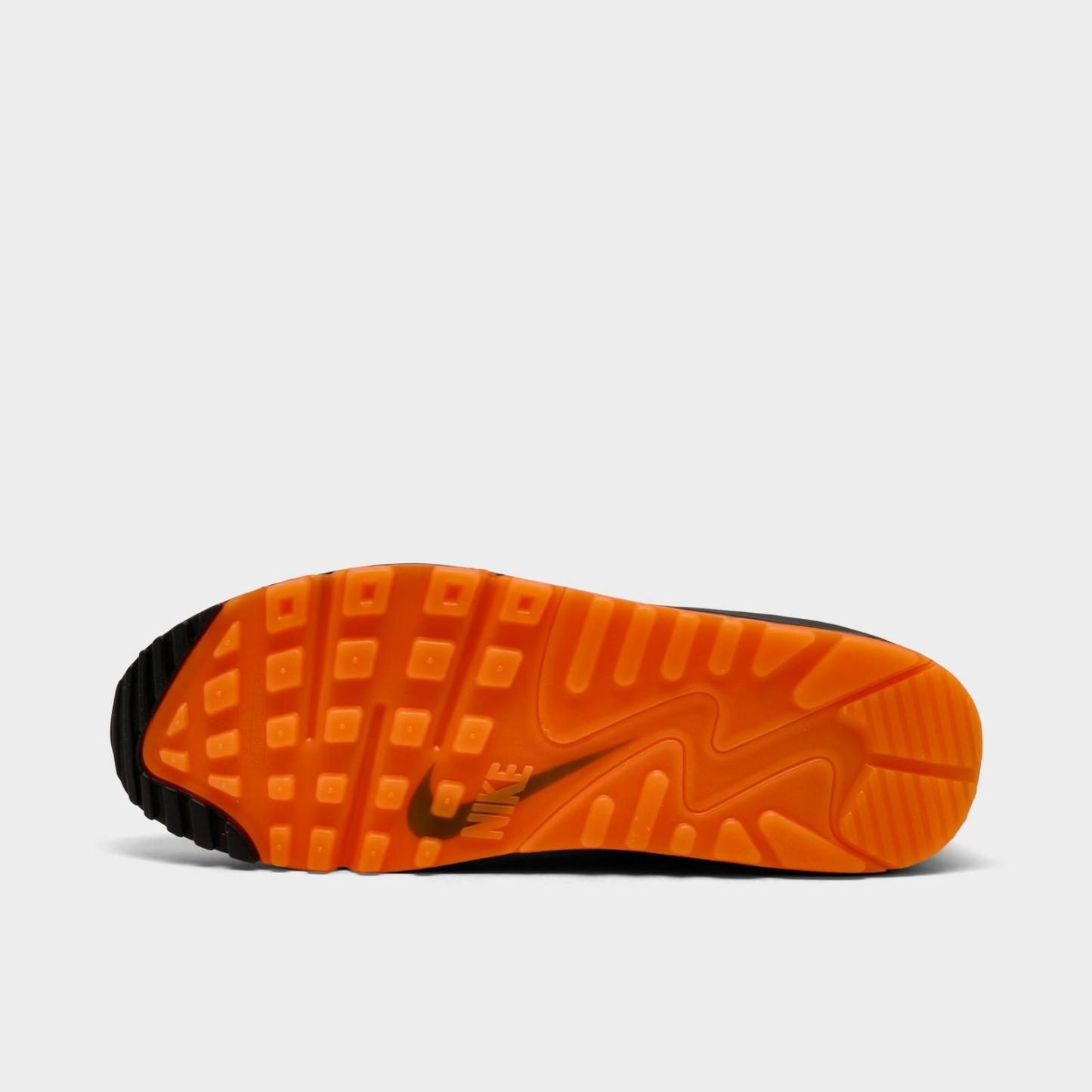 Men's Nike Air Max 90 SE Hypervenom Casual Shoes - Bright Citrus/Black/Total Orange