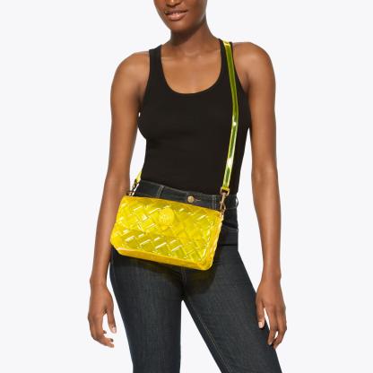 Kurt Geiger London Kensington Jelly Shoulder Bag - Yellow - view 2