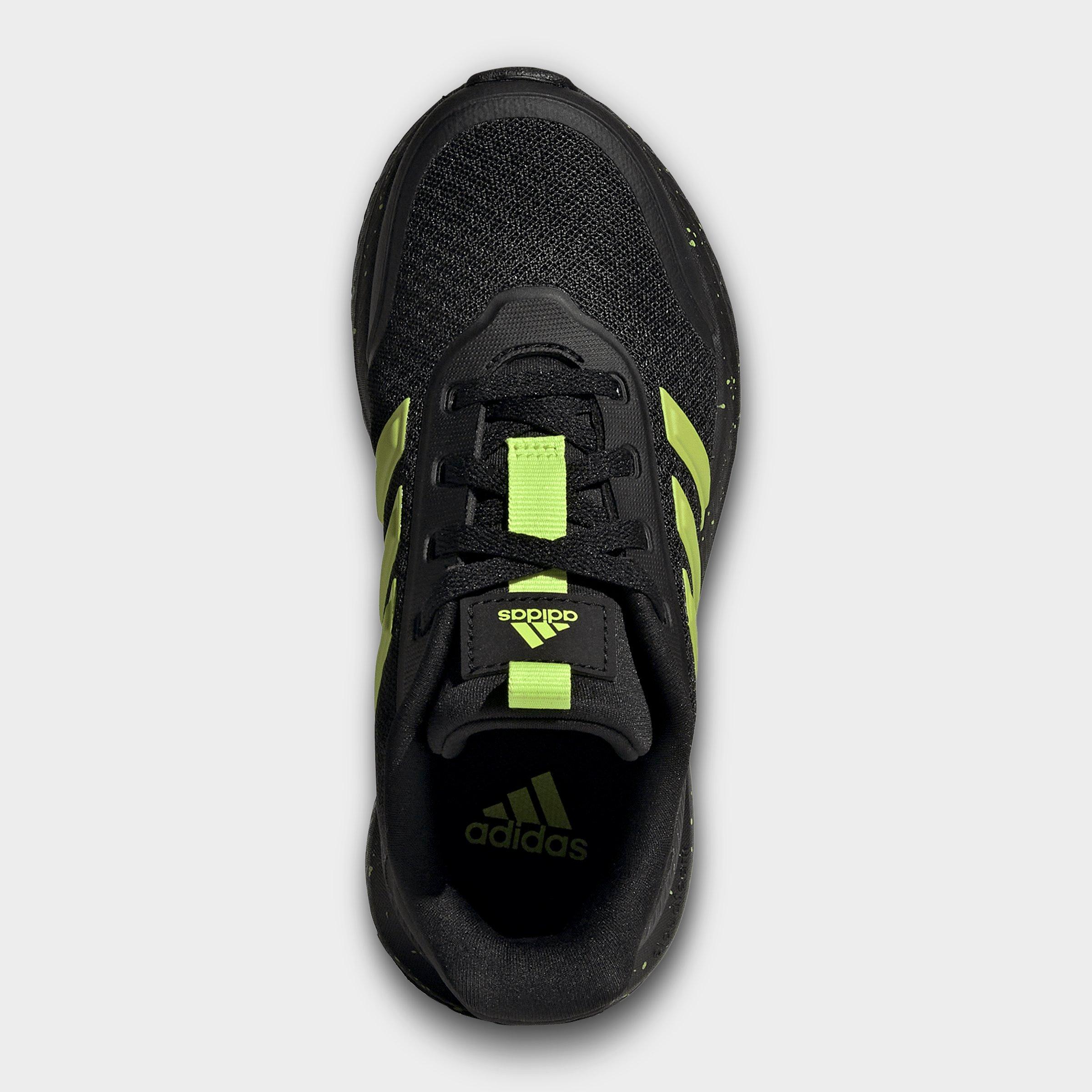 Big Kids' adidas X_PLRPATH Casual Shoes - Core Black/Solar Slime/Solar Slime - Top view