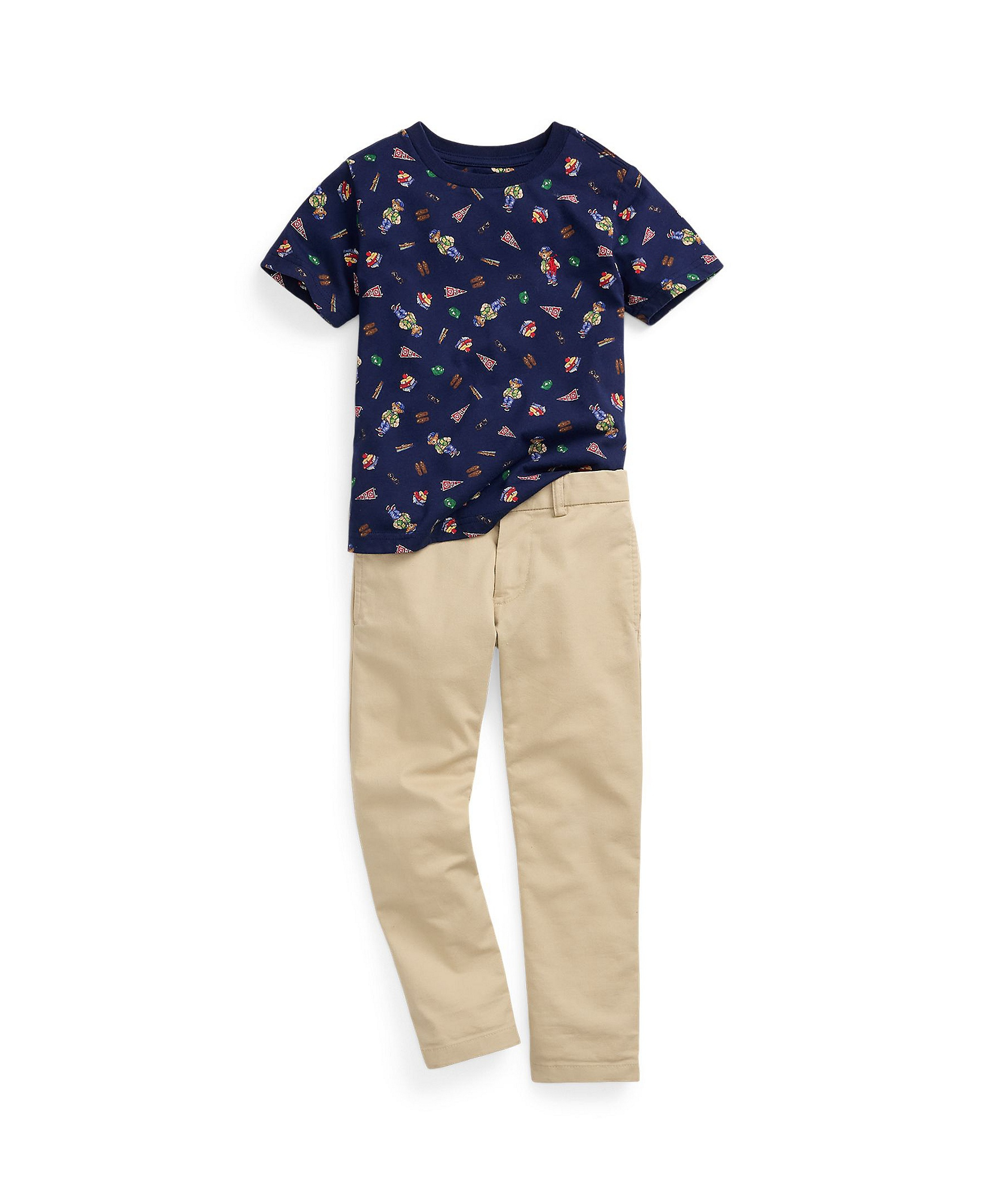 Polo Ralph Lauren Boys' 2-7 Straight-Fit Twill Pant - Classic Khaki