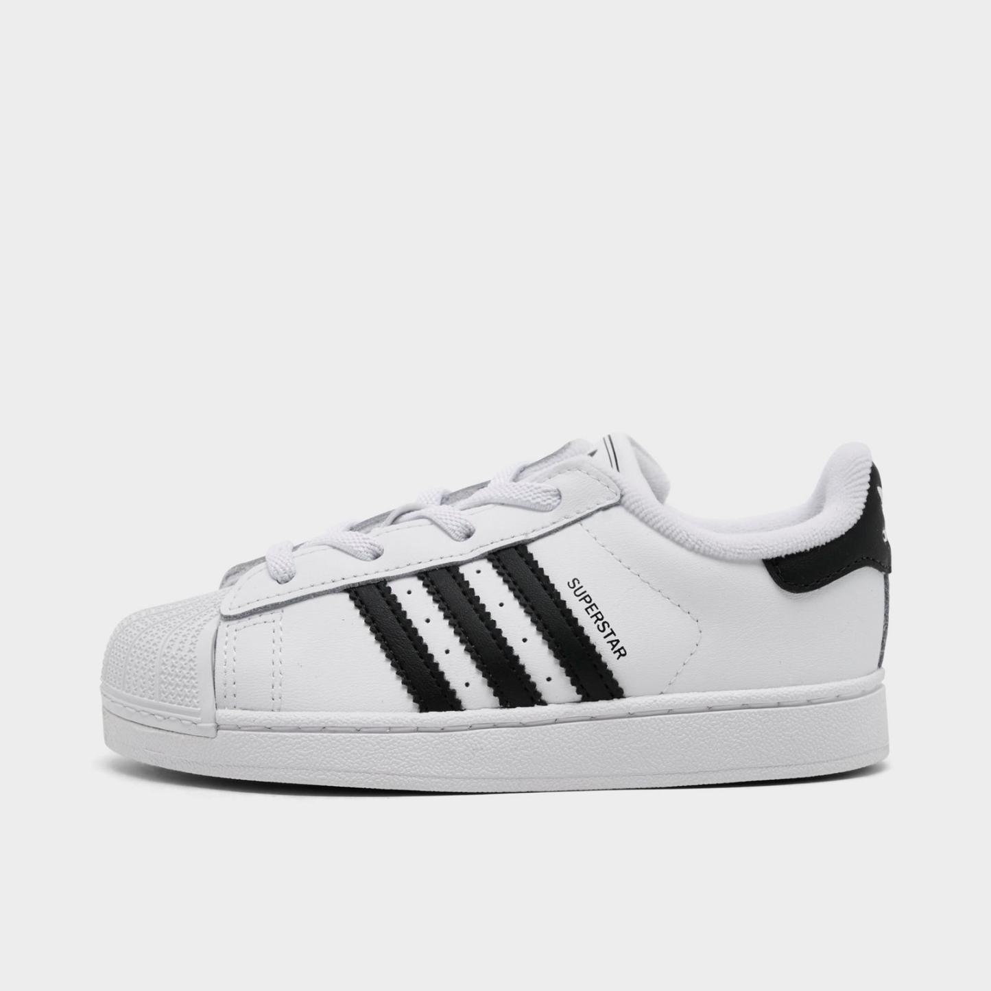Kids' Toddler adidas Originals Superstar Casual Shoes - White/Black/White - view 1