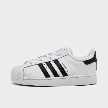 Kids' Toddler adidas Originals Superstar Casual Shoes - White/Black/White - view 1