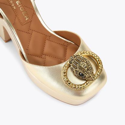Kurt Geiger London Chelsea Closed Platform Heel - Metallics - view 5