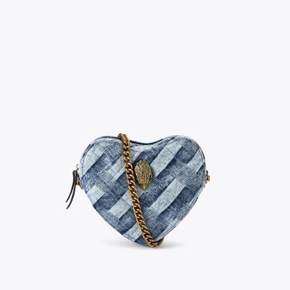 Kurt Geiger London Kensington Heart Bag - Blue