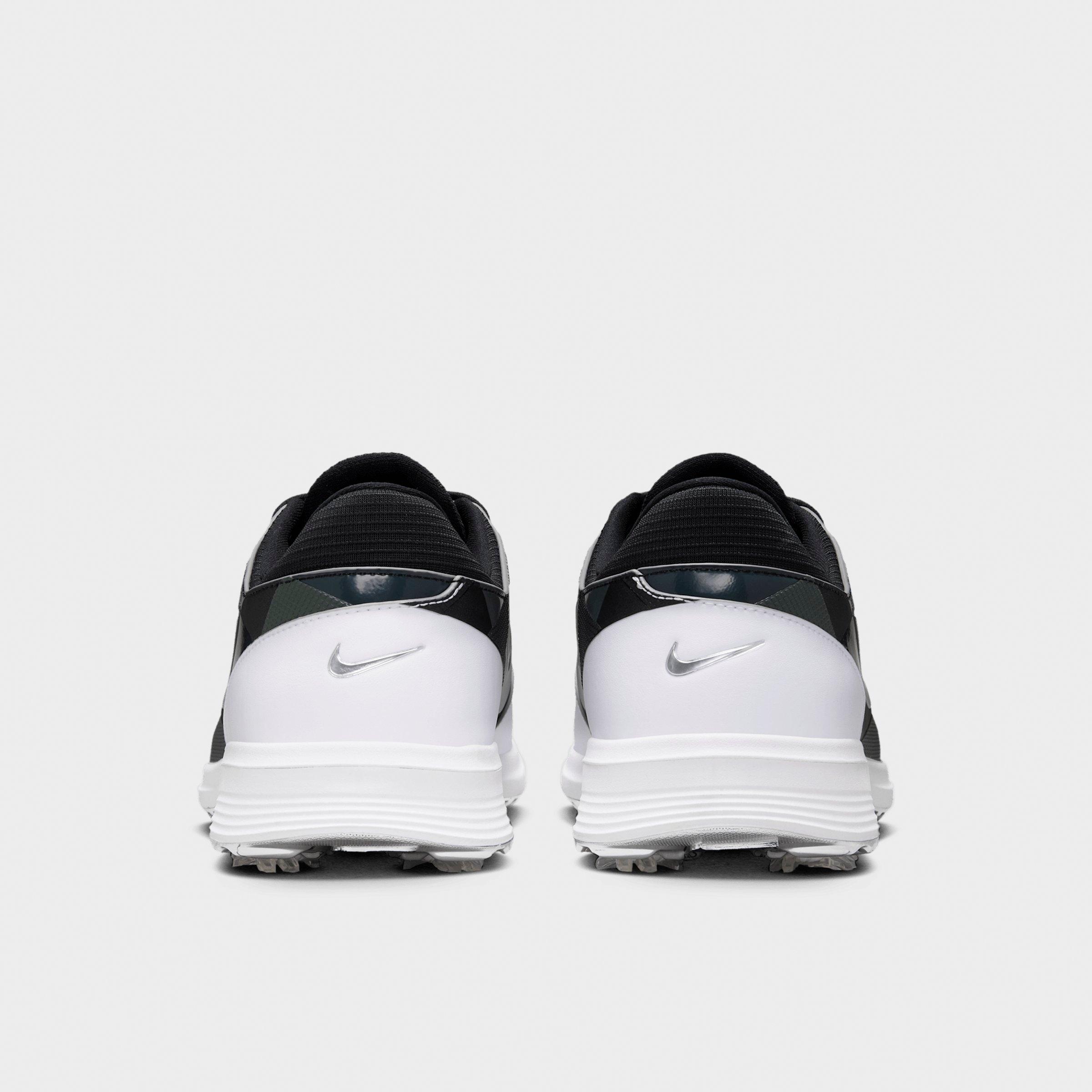 Men's Nithtke Victory Tour 4 Golf Shoes - White/Metallic Silver/Sequoia/Black - Back view