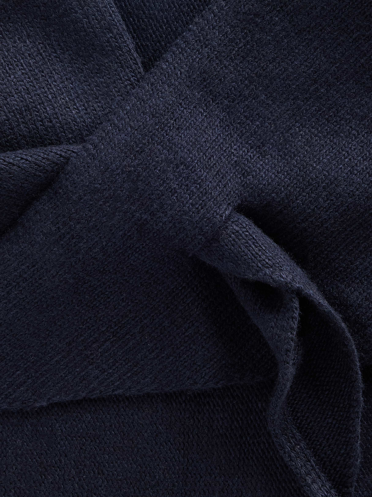 Knit Triangle Scarf - Navy uniform