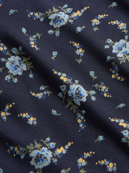SoftMade Modal PJ Pants - Navy blue floral