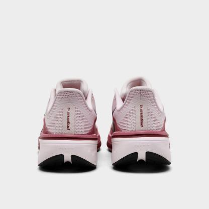 Women's Nithtke Pegasus 42 Running Shoes - Part 2 - Pearl Pink/Black/Peony/Team Crimson - Back view