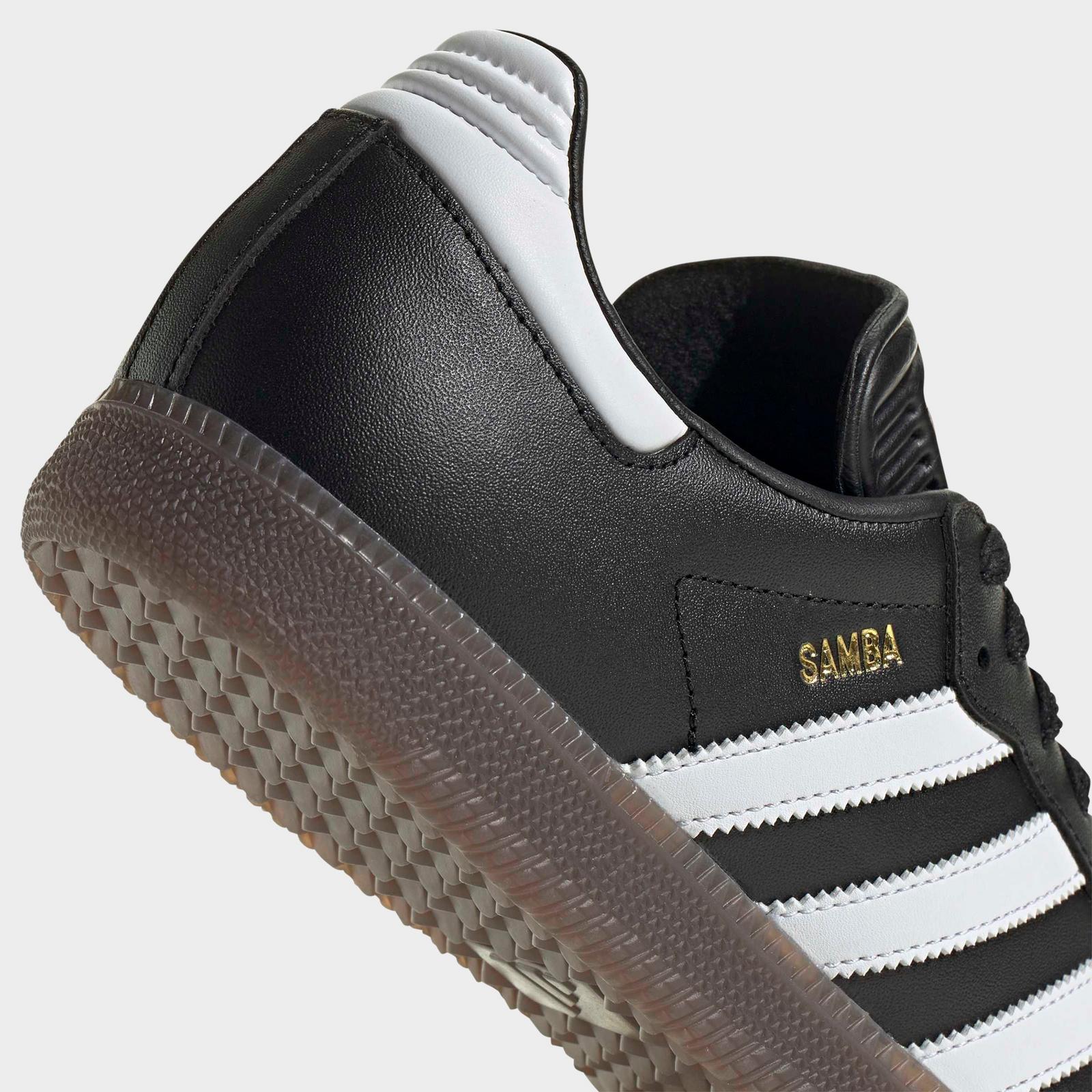 Men's adidas Originals Samba Indoor Soccer Shoes - Core Black/Cloud White/Vivid Red - view 3