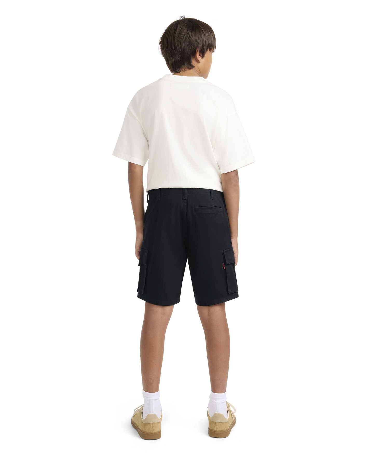 Levi's Boys' 8-20 Traditional Cargo Shorts - Jet Black