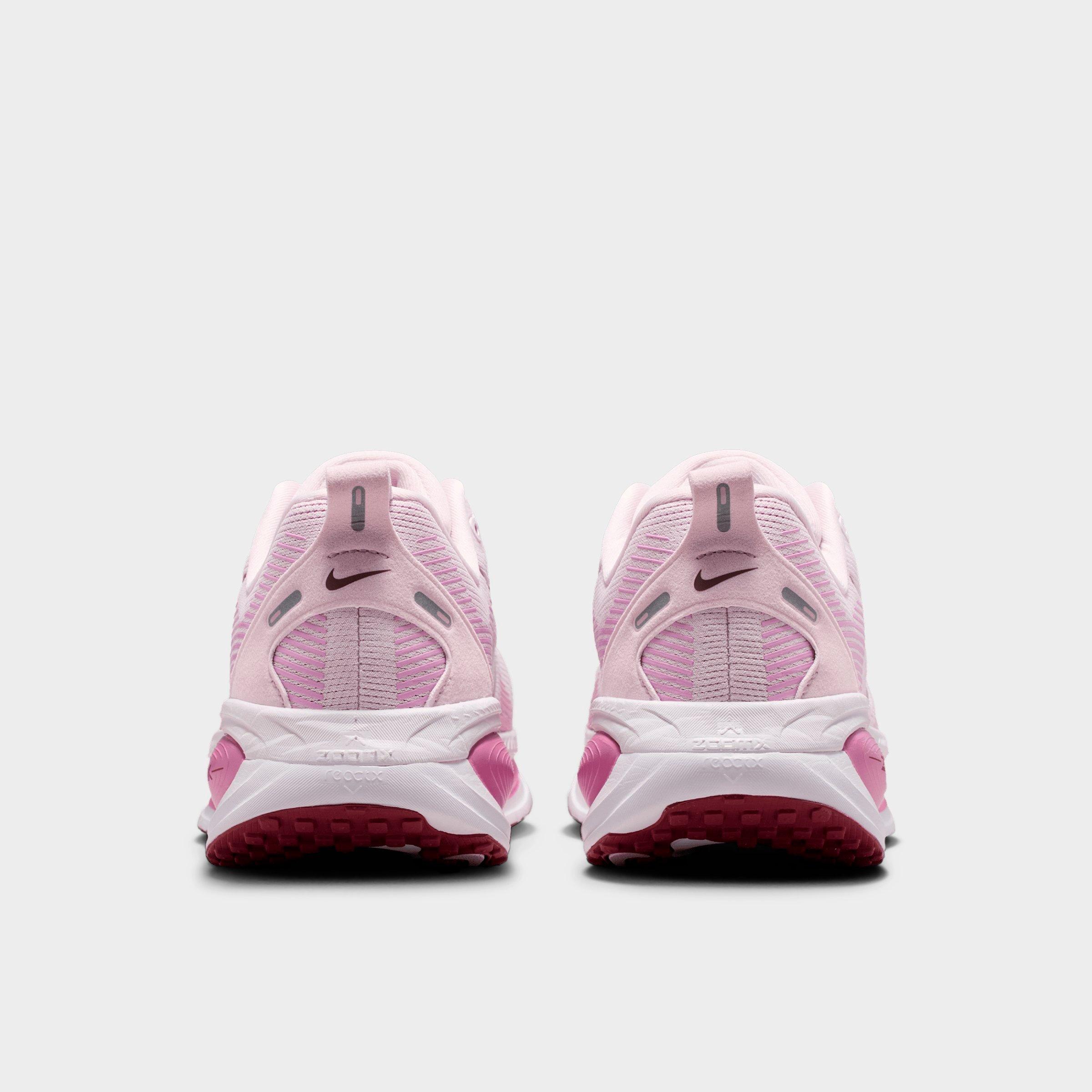 Women's Nithtke Vomero 18 Running Shoes - Part 2 - Bleached Lilac/Light Magenta/Pink Rise/Pink Smoke - Back view