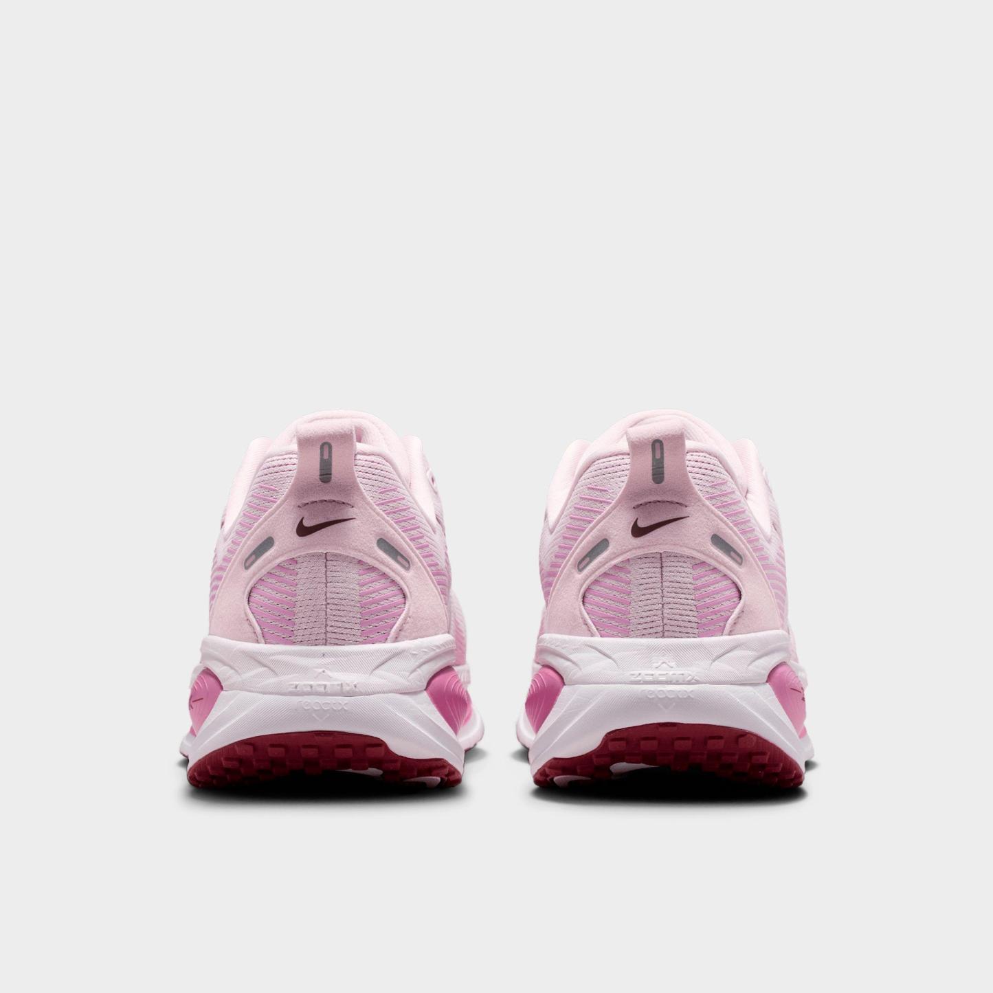 Women's Nithtke Vomero 18 Running Shoes - Part 2 - Bleached Lilac/Light Magenta/Pink Rise/Pink Smoke - Back view