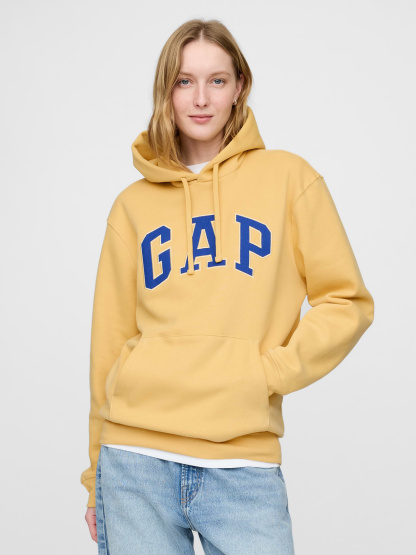 Adult VintageSoft Arch Logo Hoodie - French almond