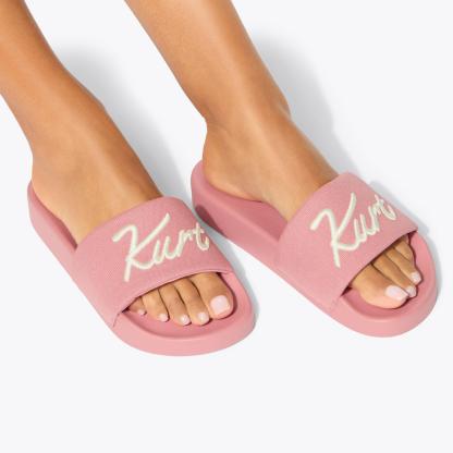 Kurt Geiger London Kurt's Cabana Kurt Meena Slide - Pink - view 2