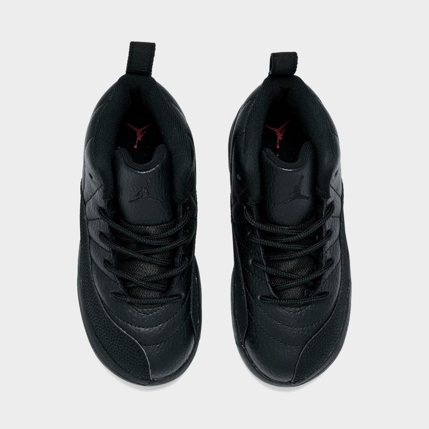 Kids' Toddler Air Jordan Retro 12 Basketball Shoes - Black/Varsity Red - view 5