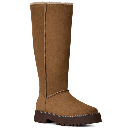 UGG® Women's Uptowner Round Toe Tall Boots - Light Bronze